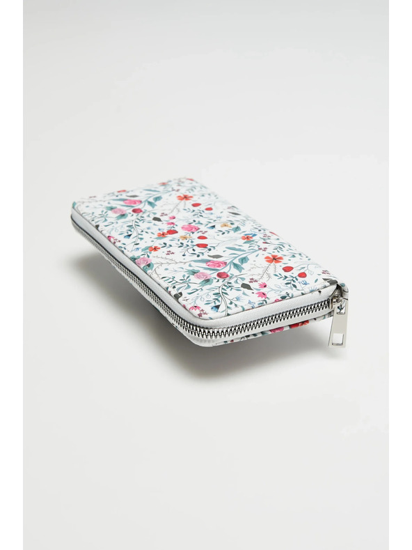 Moodo Biela vzorovaná peňaženka
