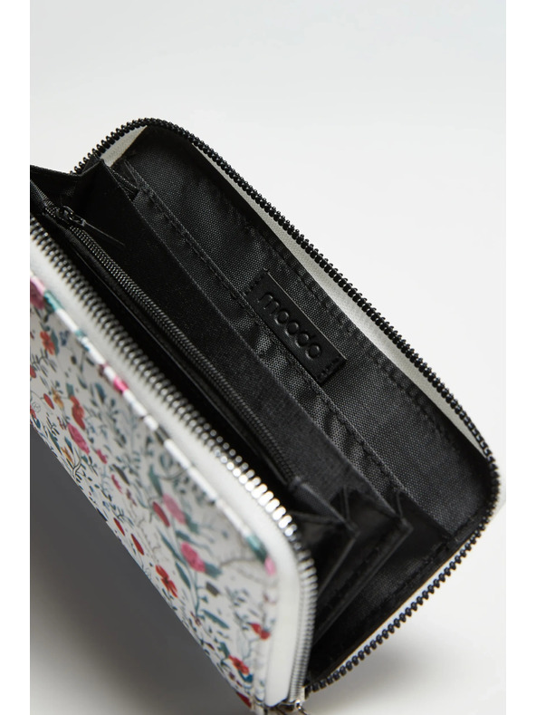 Moodo Biela vzorovaná peňaženka