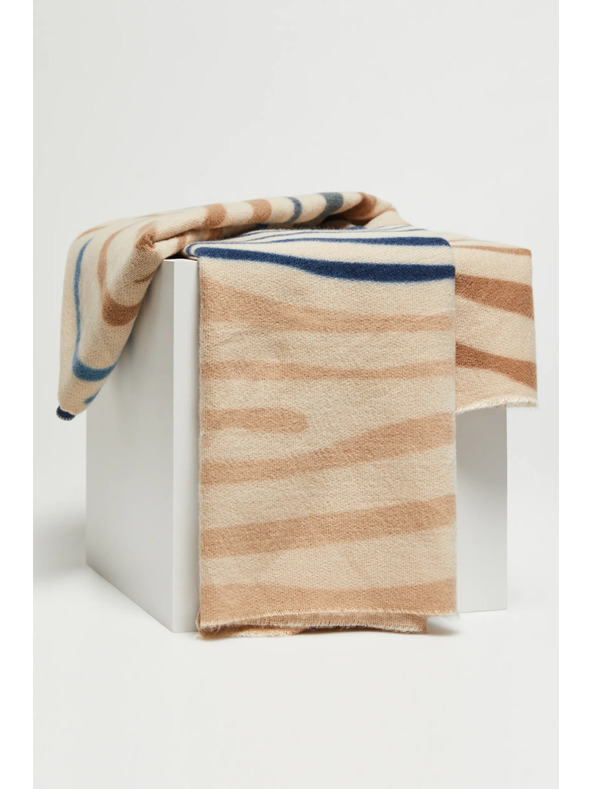 Moodo Béžová dámska šál