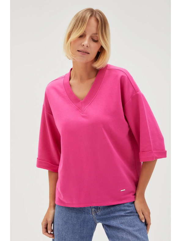 Moodo Fuchsiová dámska blúzka Moodo