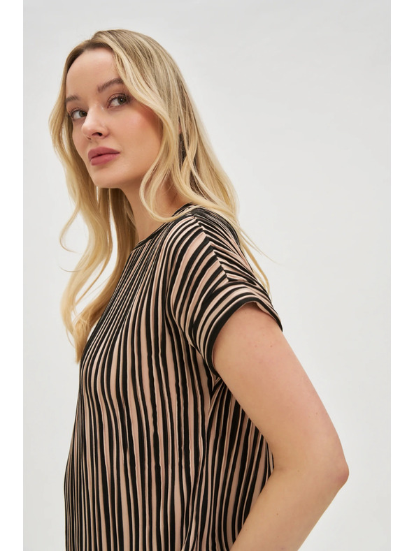 Moodo Béžová dámska košeľa Moodo