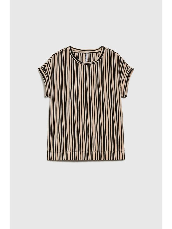 Moodo Béžová dámska košeľa Moodo