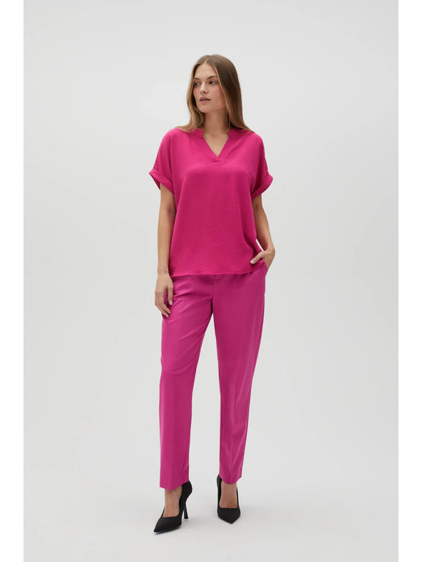 Moodo Fuchsiová dámska košeľa Moodo