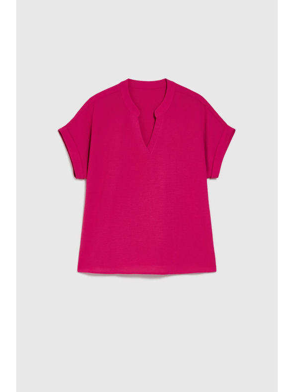 Moodo Fuchsiová dámska košeľa Moodo