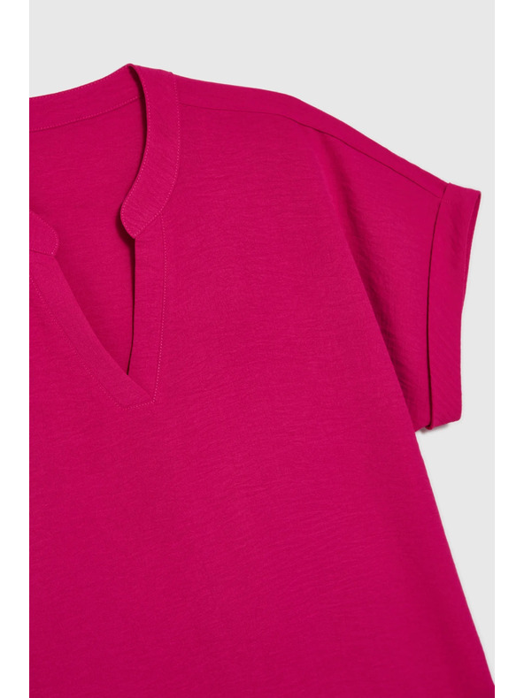 Moodo Fuchsiová dámska košeľa Moodo