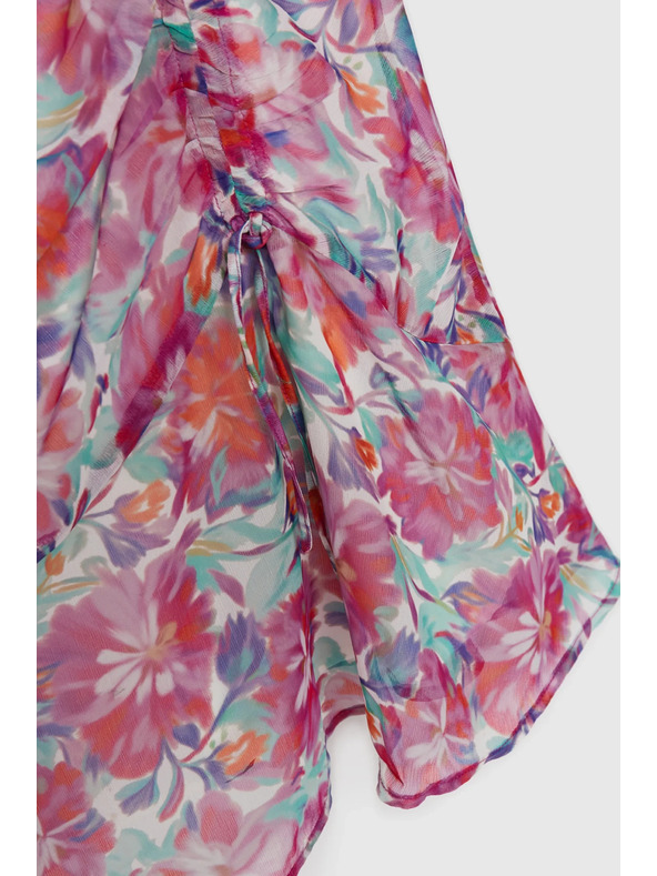 Moodo Fuchsiové dámske šaty Moodo