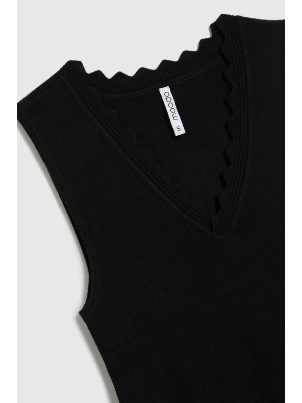 Moodo Čierny dámsky top Moodo