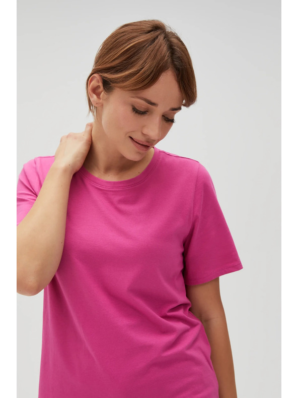 Moodo Fuchsiové dámske tričko Moodo