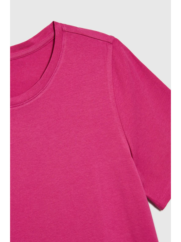 Moodo Fuchsiové dámske tričko Moodo