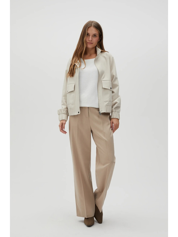 Moodo Svetlo béžová dámska bunda