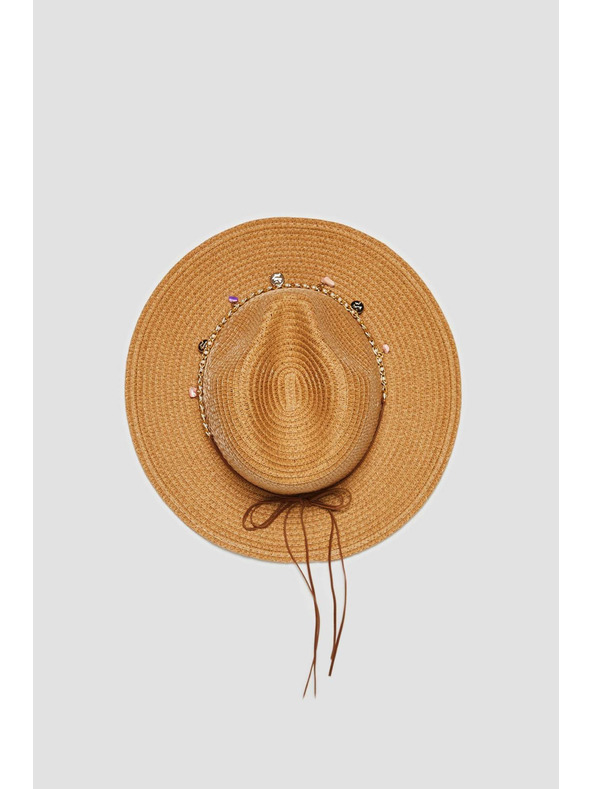 Moodo Béžový dámsky klobúk