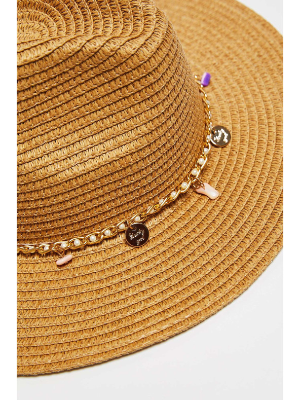 Moodo Béžový dámsky klobúk