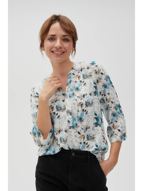 Moodo Sviežo zelená dámska košeľa