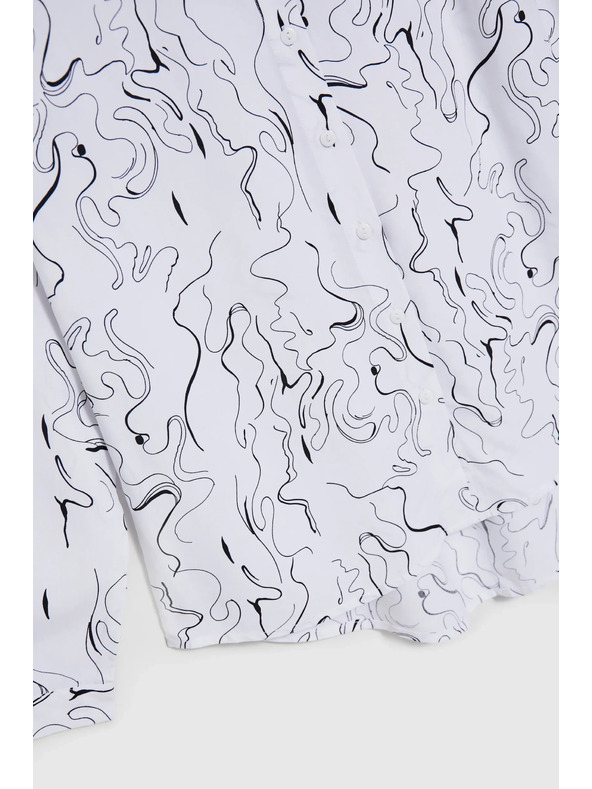 Moodo Biela dámska košeľa