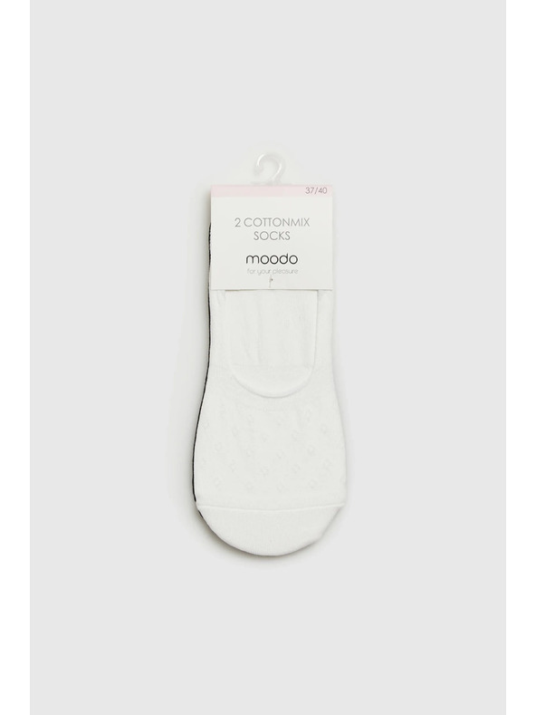 Moodo Čierne dámske ponožky