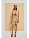 Moodo Béžová dámska sukňa