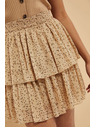 Moodo Béžová dámska sukňa