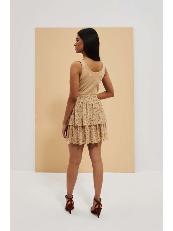 Moodo Béžová dámska sukňa