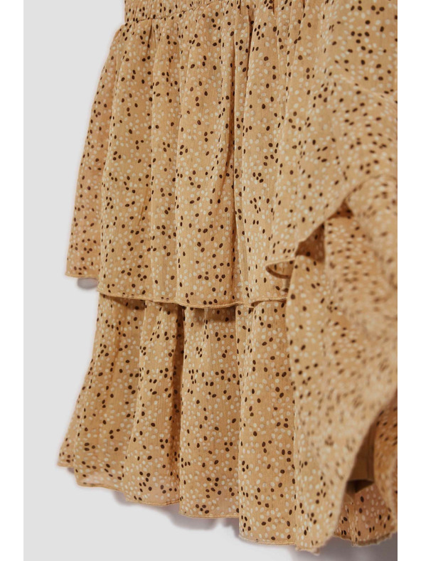 Moodo Béžová dámska sukňa