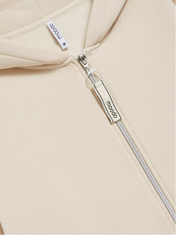 Moodo Béžová dlhá bunda