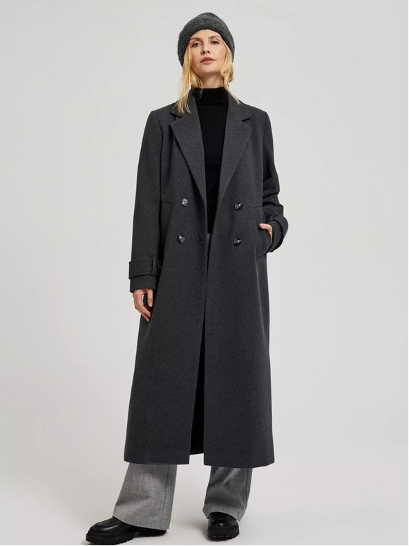 Moodo Sivá dámska bunda