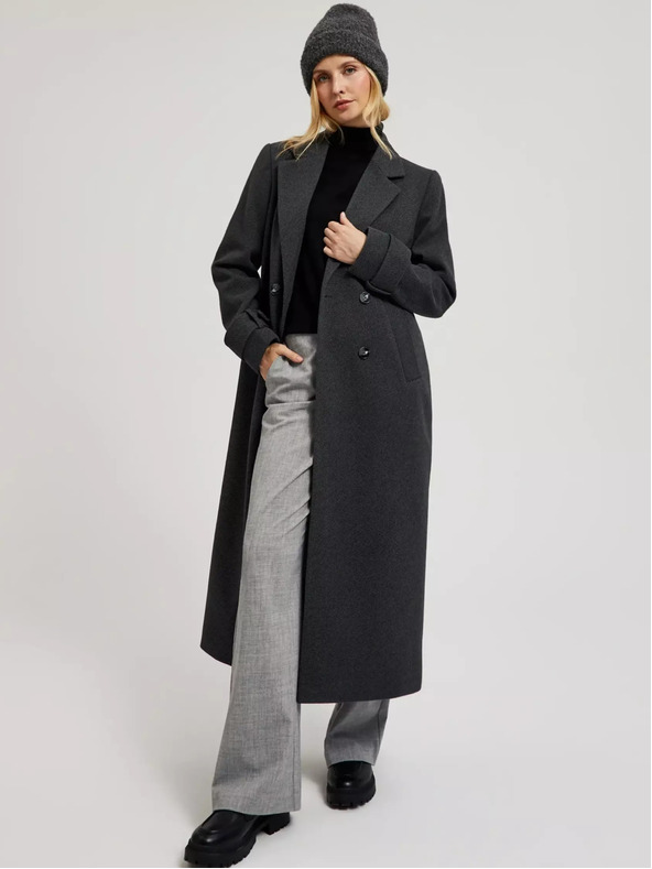 Moodo Sivá dámska bunda