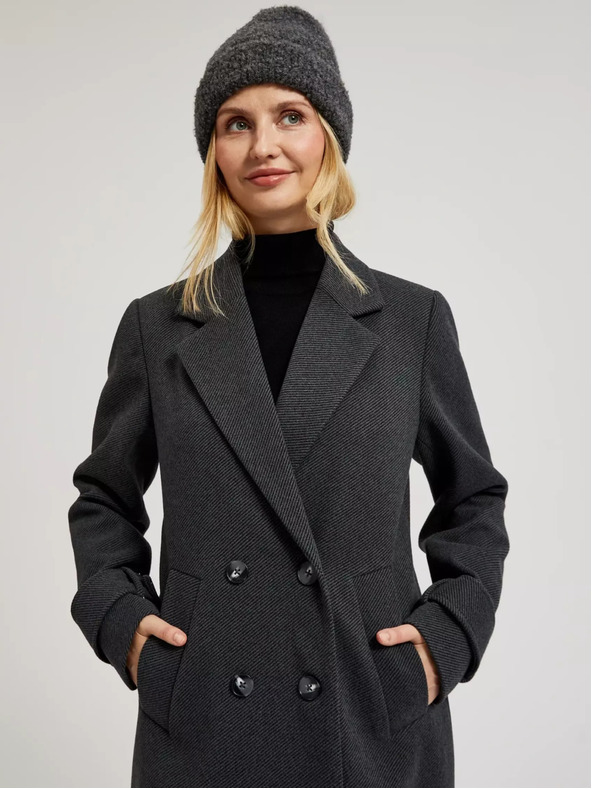 Moodo Sivá dámska bunda