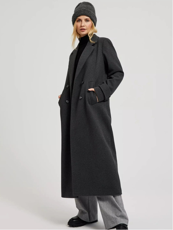 Moodo Sivá dámska bunda