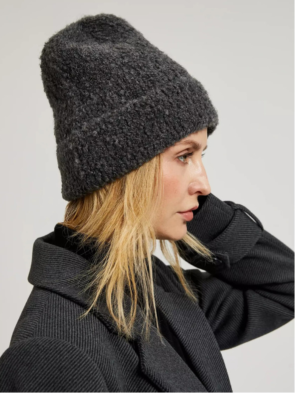 Moodo Sivá dámska čiapka