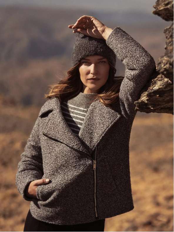 Moodo Sivá dámska čiapka