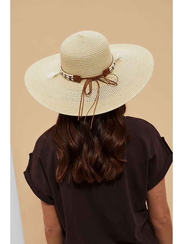 Moodo Svetlo béžový dámsky klobúk