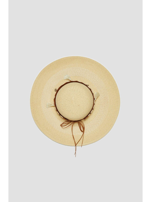Moodo Svetlo béžový dámsky klobúk