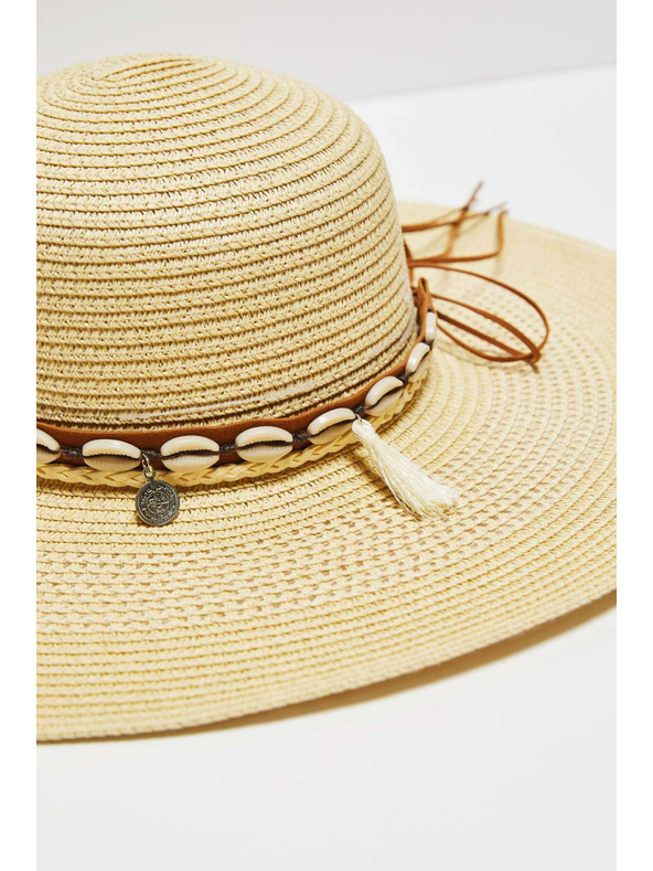 Moodo Svetlo béžový dámsky klobúk