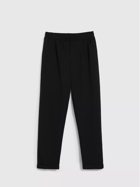 Moodo Čierne dámske nohavice