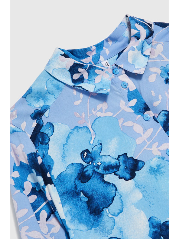 Moodo Tmavo modrá dámska košeľa