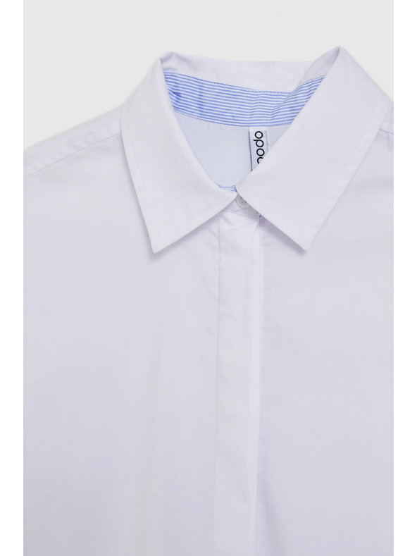 Moodo Biela dámska košeľa