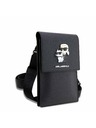 Karl Lagerfeld Karl Lagerfeld Saffiano Metal Logo NFT Obal na Telefón Black