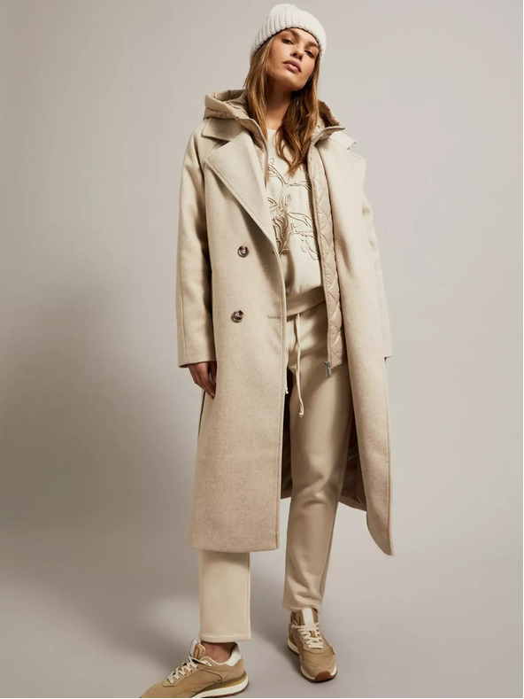 Moodo Béžová dámska bunda