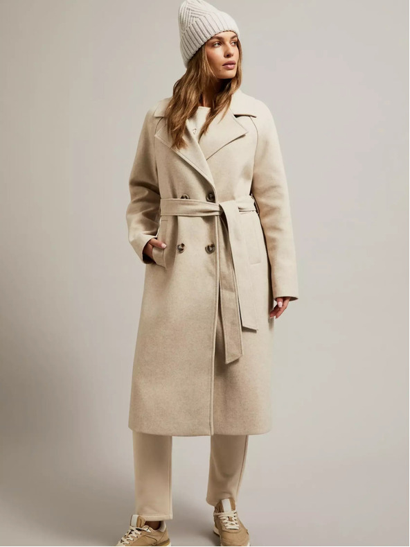 Moodo Béžová dámska bunda