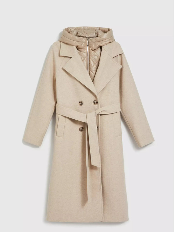 Moodo Béžová dámska bunda