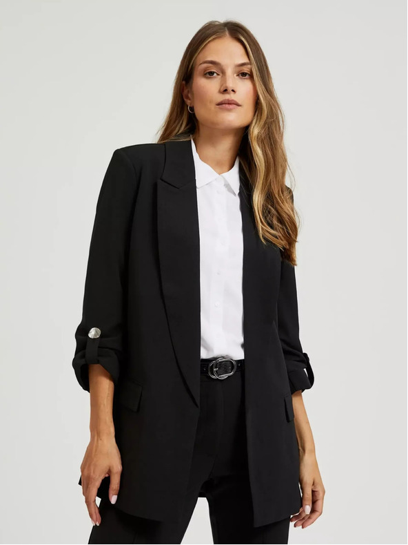 Moodo Čierne dámske sako