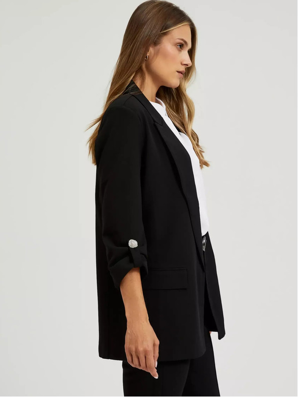 Moodo Čierne dámske sako