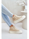 BIG STAR SHOES Zateplené dámske tenisky s kožúškom typu Baránok Big Star Béžové