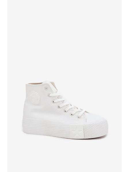 BIG STAR SHOES Dámske plátené tenisky na platforme Big Star