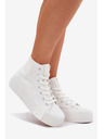 BIG STAR SHOES Dámske plátené tenisky na platforme Big Star