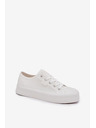 BIG STAR SHOES Dámske plátené tenisky na platforme Big Star