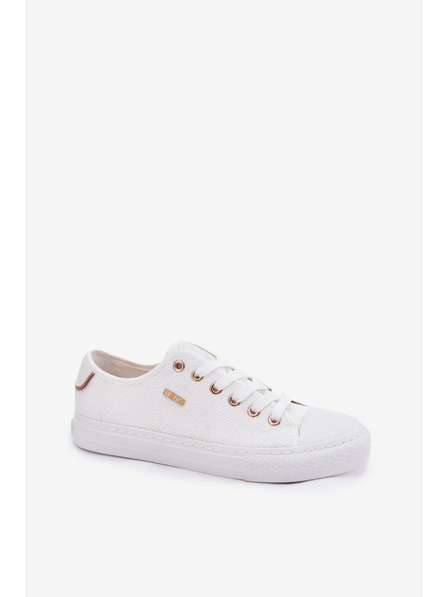 BIG STAR SHOES Dámske plátené tenisky Big Star – biele