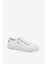 BIG STAR SHOES Dámske plátené tenisky Big Star – biele