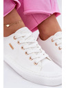 BIG STAR SHOES Dámske plátené tenisky Big Star – biele