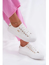 BIG STAR SHOES Dámske plátené tenisky Big Star – biele
